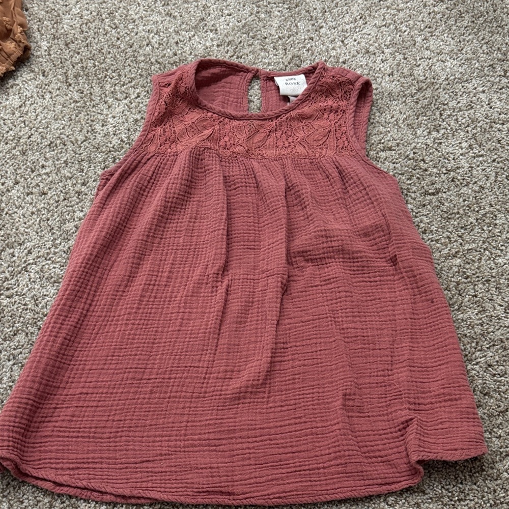 Know rose dressy tank